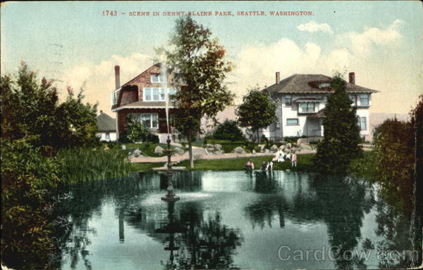 Scene In Deny Blaine Park Seattle Washington