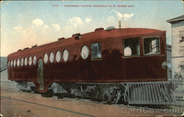 Southern Pacific Railroad Co.'s Motor Car Locomotives