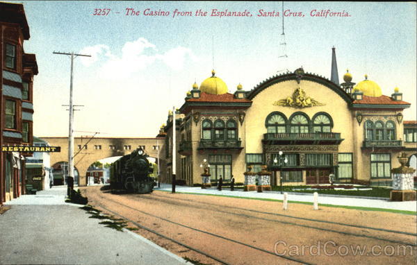 The Casino From The Esplanade Santa Cruz California