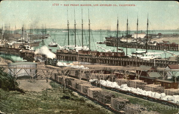 San Pedro Harbor Los Angeles California