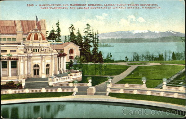 Manufactures And Machinery Building Alaska-Yukon-Pacific Exposition Seattle Washington
