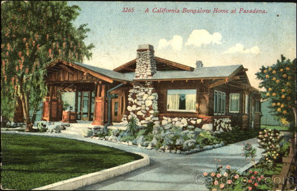 A California Bungalow Home At Pasadena