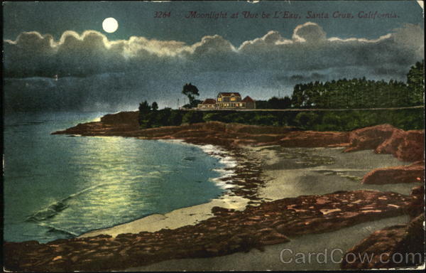 Moonlight At Vue Be L'Eau Santa Cruz California