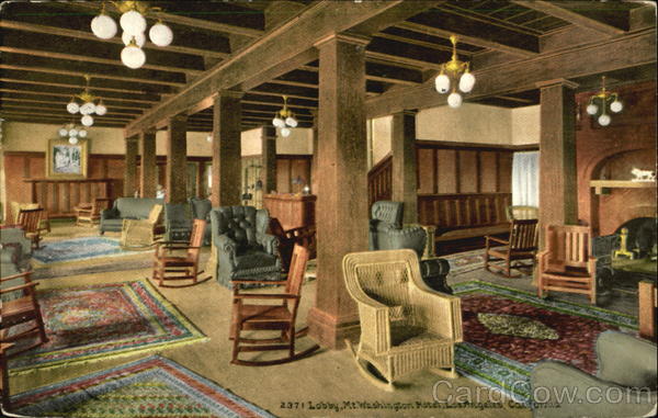 Lobby Mr. Washington Hotel Los Angeles California