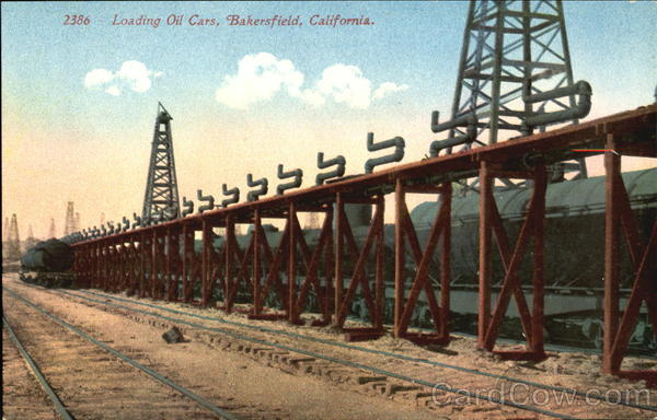 Loading Oil Cars Bakersfield California