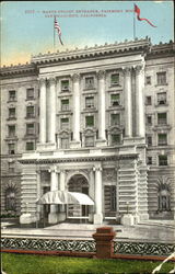 Mason Street Entrance Fairmont Hotel San Francisco, CA Postcard Postcard