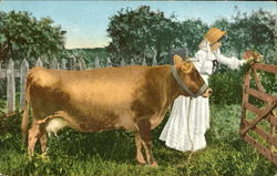 Pour Pets Cows & Cattle Postcard Postcard