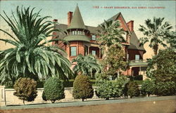 Grant Residence San Diego, CA Postcard Postcard