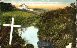Landing Place Of Viscaino And Padre Serra Postcard