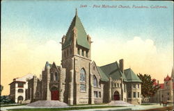 First Methodist Church Pasadena, CA Postcard Postcard