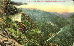 Cape Horn And The American River Scenic, CA Postcard Postcard