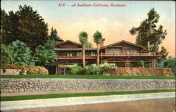 A Southern California Residence Postcard