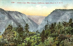 Lovers Leap Blue Canyon, St. James Cache Deal Seattle Washington Postcard