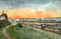 San Pedro Harbor Postcard