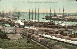 San Pedro Harbor Postcard
