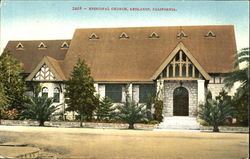 Episcopal Church Redlands, CA Postcard Postcard