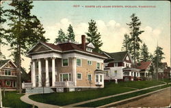 Eighth And Adams Streets Postcard