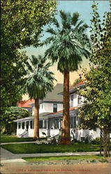Residence Section Of Fresno California Postcard Postcard