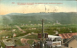 View From Top Of Incline Postcard