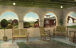 View From Roof Garden Of Pit Washington Hotel Postcard