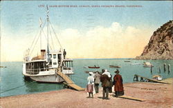Glass Bottom Boat, Avalon Postcard