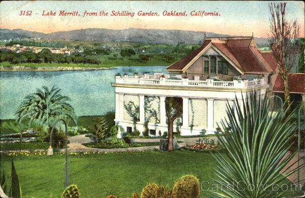 Lake Merritt From The Schilling Garden Oakland California