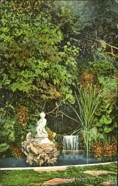 Statue in Pool in California