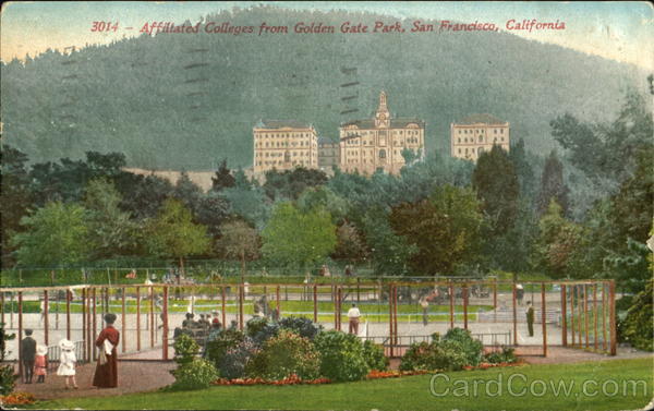 Affiltated Colleges From Golden Gate Park San Francisco California