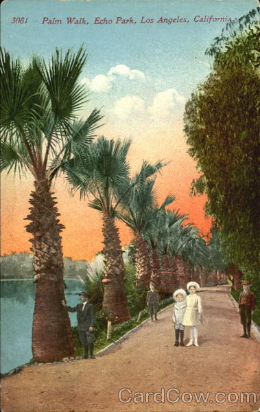 Palm Walk, Echo Park Los Angeles California