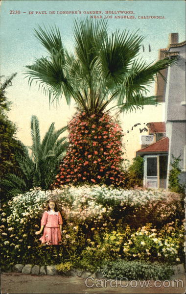 In Paul De Longpre's Garden, Hollywood Los Angeles California