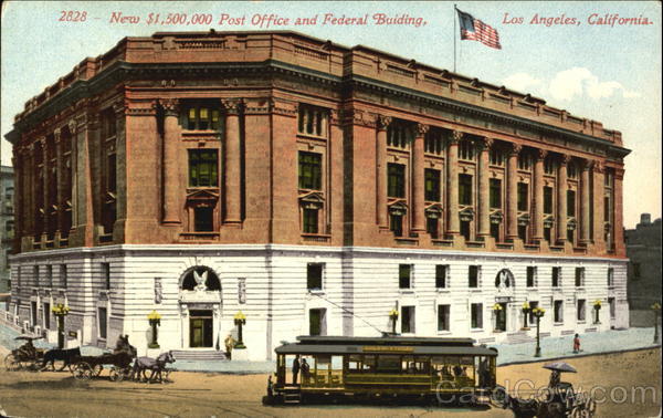 New Post Office And Federal Building Los Angeles California