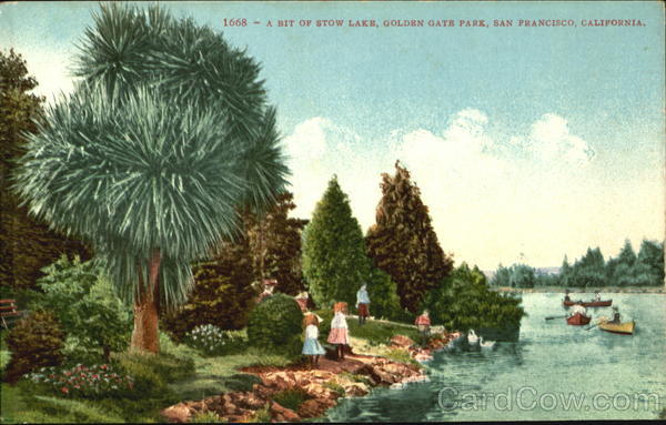 A Bit Of Stow Lake, Golden Gate Park San Francisco California