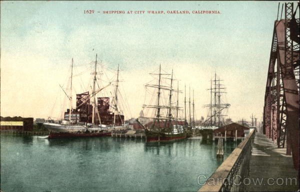 Shipping At City Wharf Oakland California