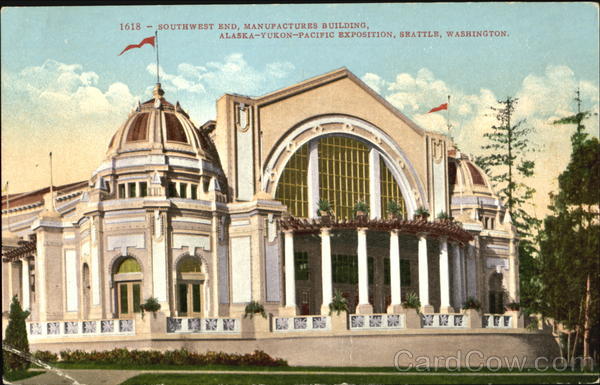 Southwest End Manufactures Building Alaska-Yukon-Pacific Exposition Seattle Washington