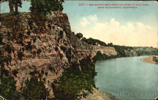 The Bluffs And American River At Fair Oaks Sacramento California
