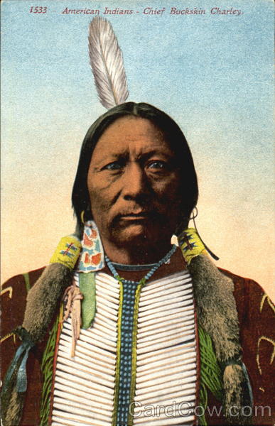 American Indians Chief Buckskin Charley Native Americana