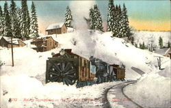 Rotary Snowplow On The Southern Pacific Co's Lane, Ogden Route Postcard