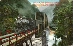 A Scenic Railway In The West Postcard