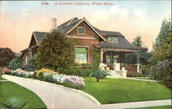 A Southern California Winter Home Scenic, CA Postcard Postcard