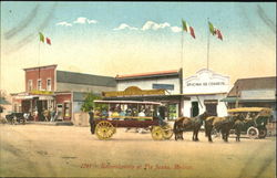 Excursionists At Tia Juana Postcard