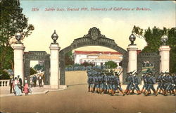 Sather Gate, University of California Postcard
