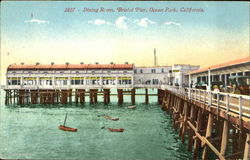 Dining Room, Bristol Pier Ocean Park, CA Postcard Postcard