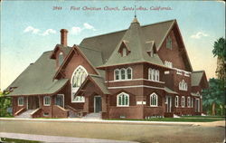 First Christian Church Santa Ana, CA Postcard Postcard