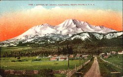 Sunrise Mt. Shasta, Shasta Route Postcard