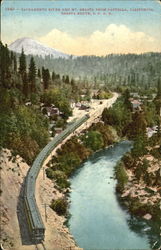 Sacramento River And Mt Shasta Postcard