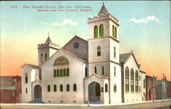 First Baptist Church Postcard