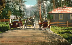 35 Mile Auto Boulevard Postcard
