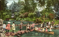 Scene At Eastlake Park Postcard