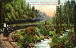 Sacramento River Canyon Postcard