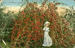 The Modern Garden Of Eden Flowers Postcard Postcard